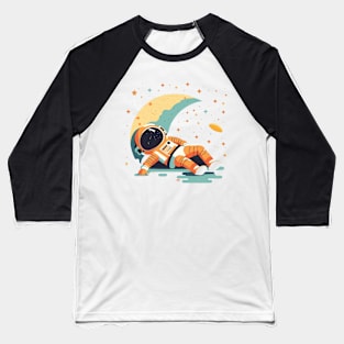 Astronaut sleeping in space Baseball T-Shirt